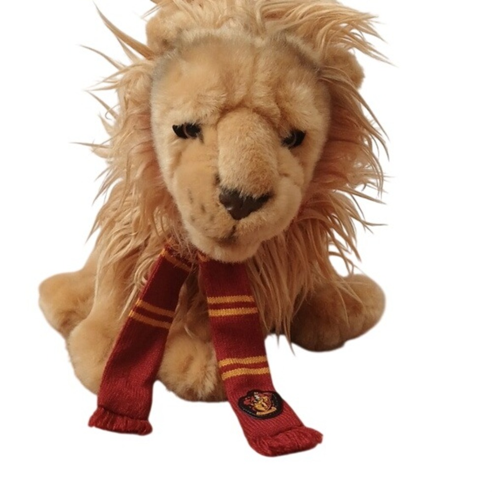 Harry Potter Gryffindor Lion‎ Plush Universal Studios Wizarding World Scarf 12"